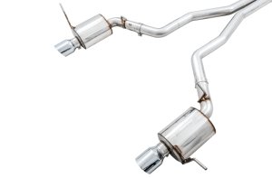 Jeep Grand Cherokee SRT Performance Exhaust - AWE Tuning - Touring Edition Cat Back - Chrome Silver - 2020